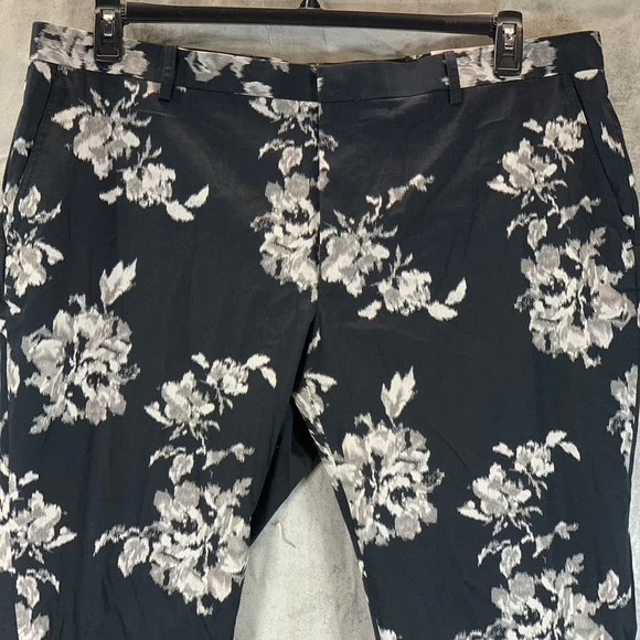 INC International Concepts Men's Deep Black Slim-Fit Floral Suit Pants SZ 40 - Picture 3 of 11